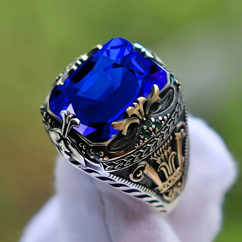 Klara Saphira Ring | Bicolor-Gold