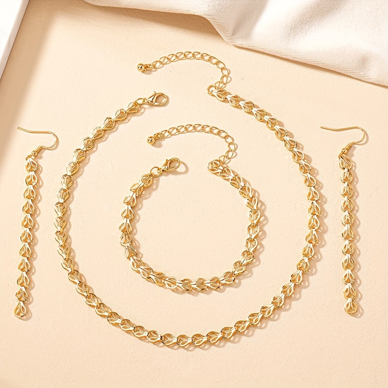 Conjunto de Joias Elegante com 3 Peças