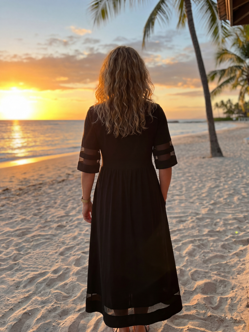 Vera | Evening Ease Midi-kjole