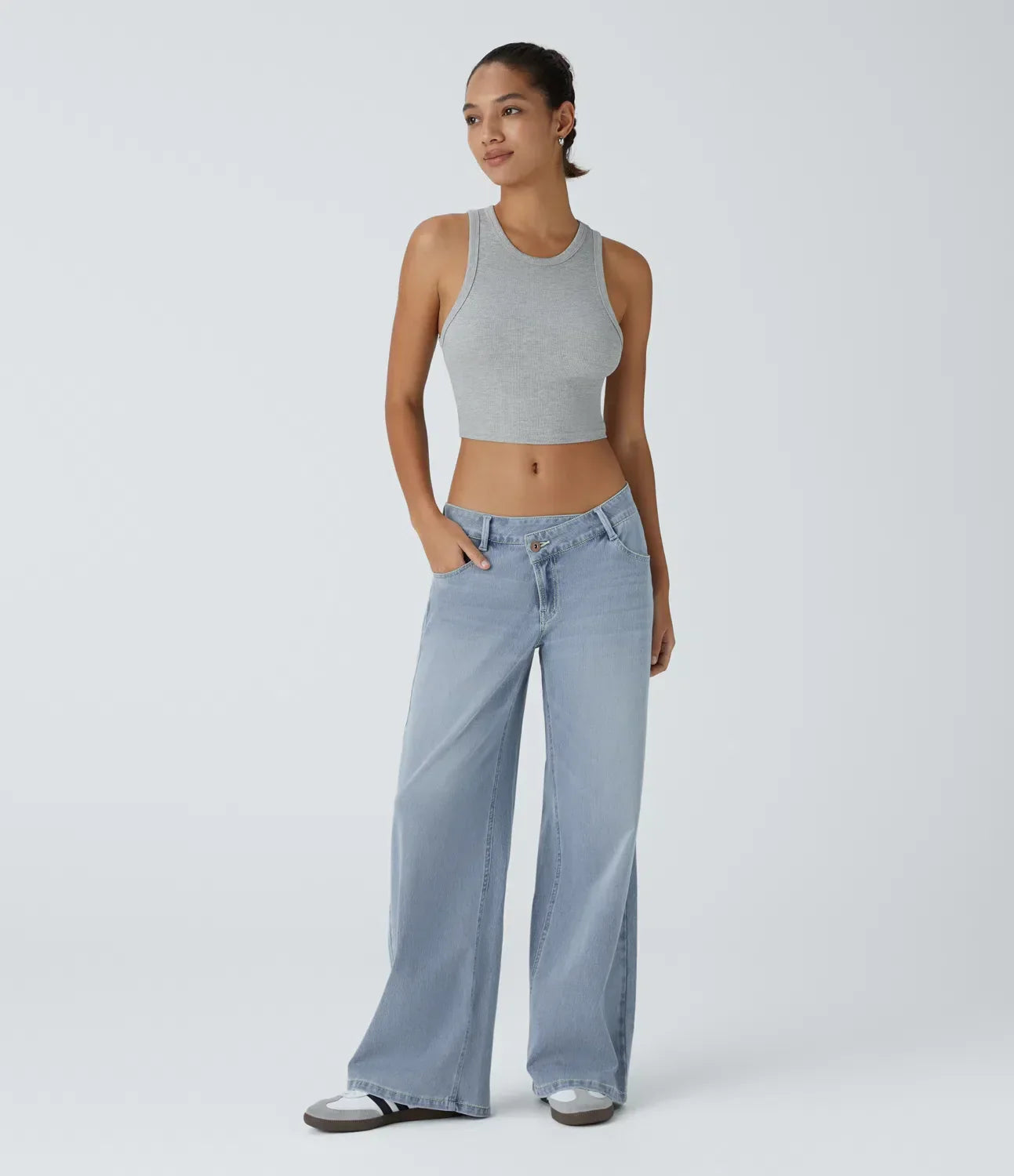 The Asymmetric Zip™ Cargo Jean