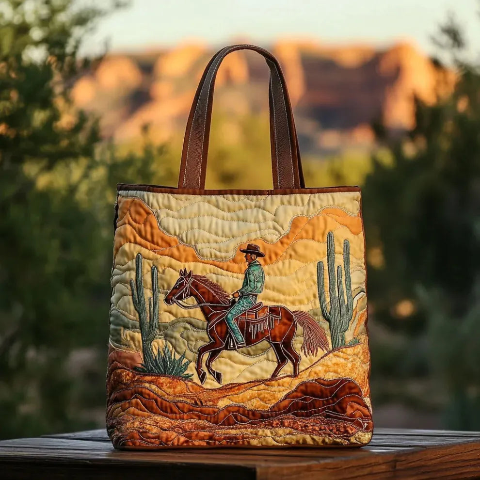 Desert Rider | Håndlavet quiltet taske