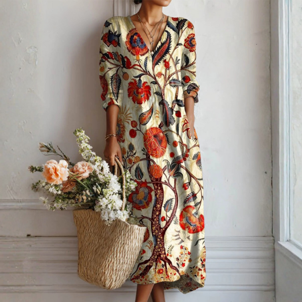 Kendra | Boheme blomsterkjole
