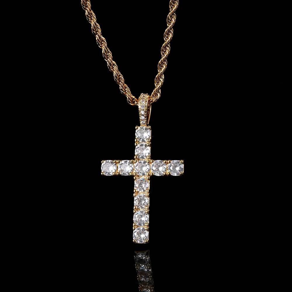 Collar con cruz | Oro