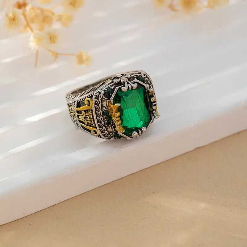 Klara Emerin-ring | Blandet guld