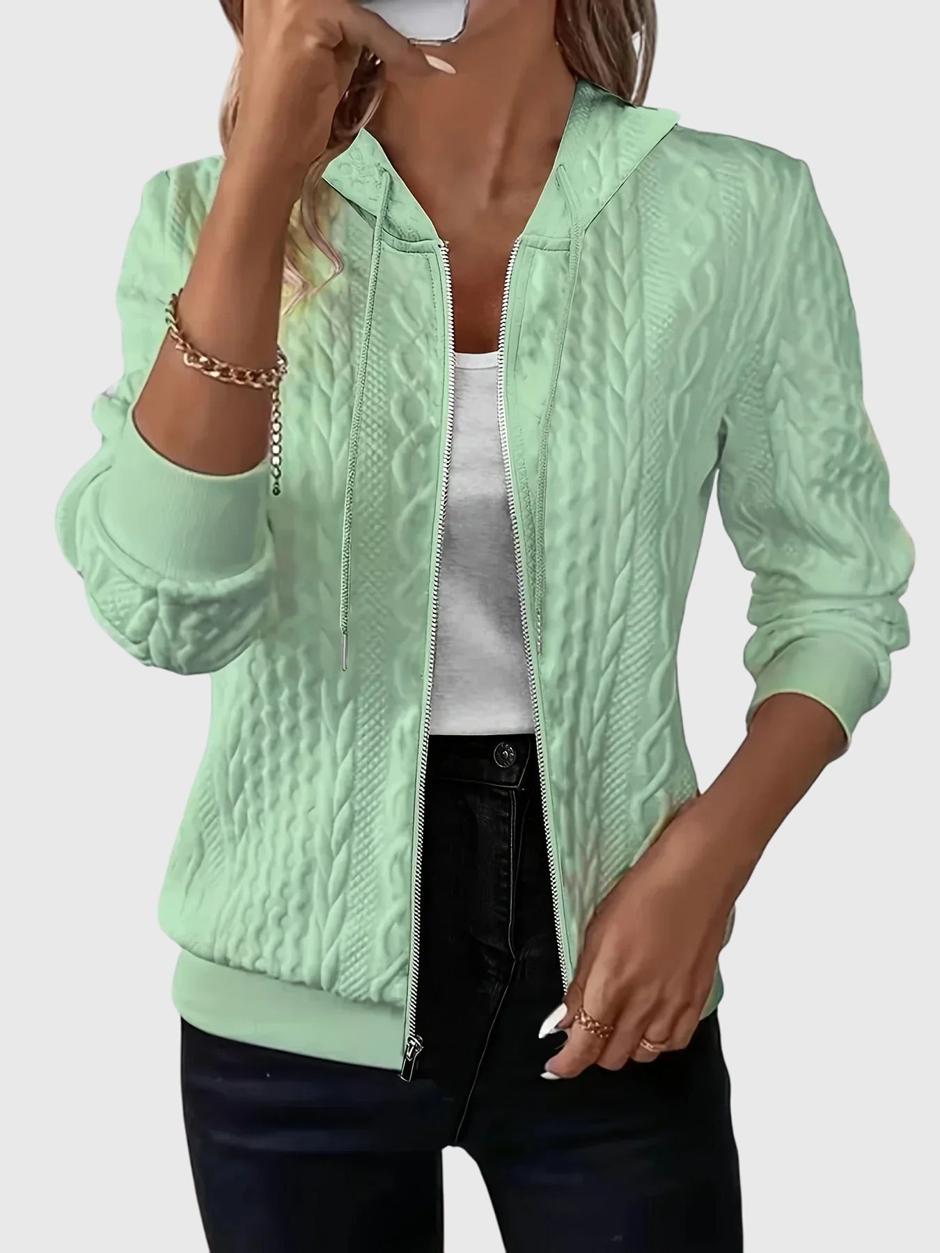 Lena™ - Kapuzenpullover mit Reißverschluss