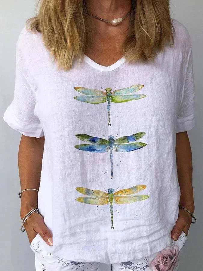 Stella | Retro V-hals Top
