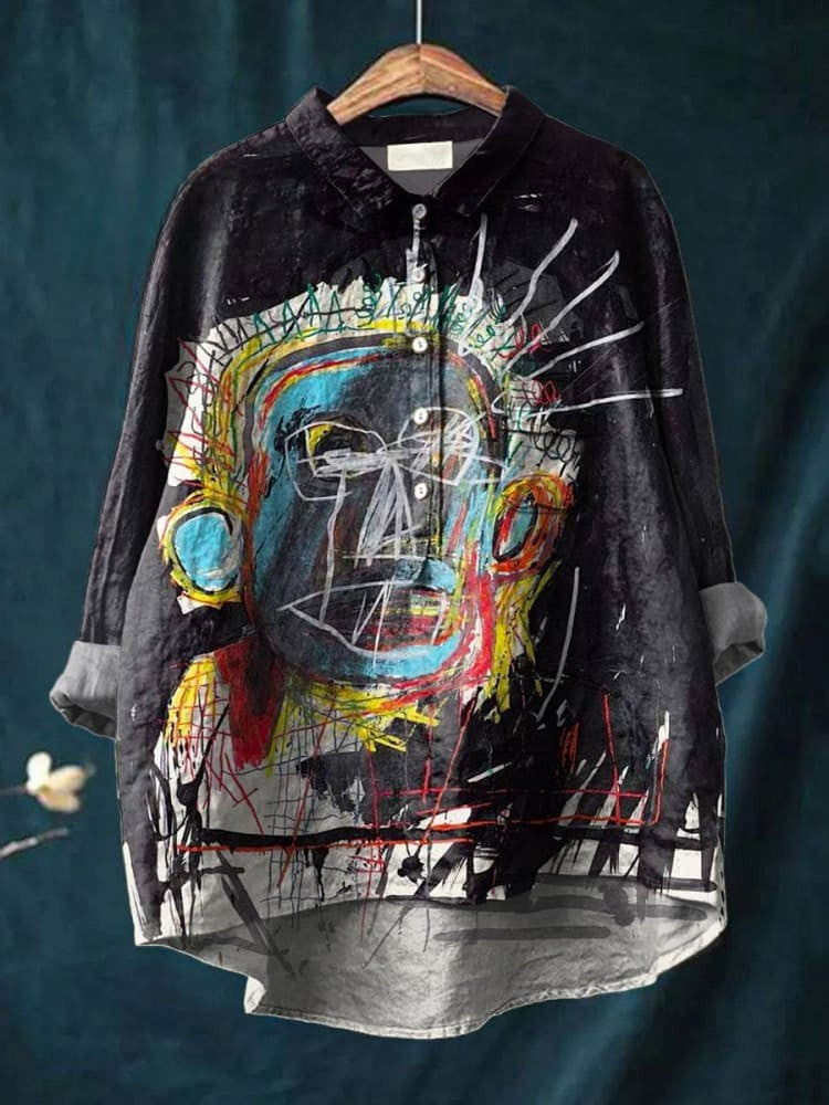 Isabelle | Camisa de arte abstracto