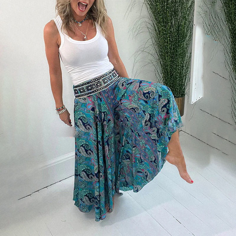 Macy | Pantalones bohemios elegantes