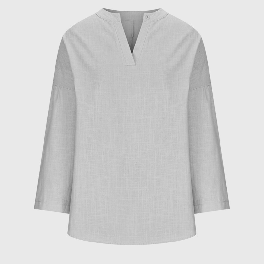 Lenara™ | Camisa de Praia Elegante e Fluida