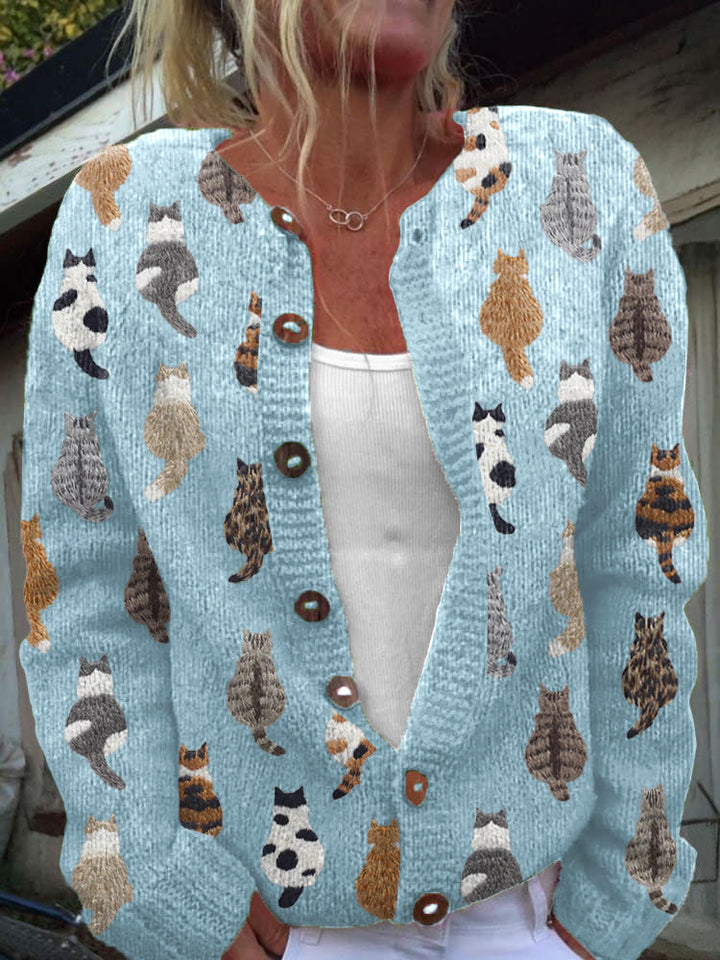 Cardigã Artístico Galerie des Chats