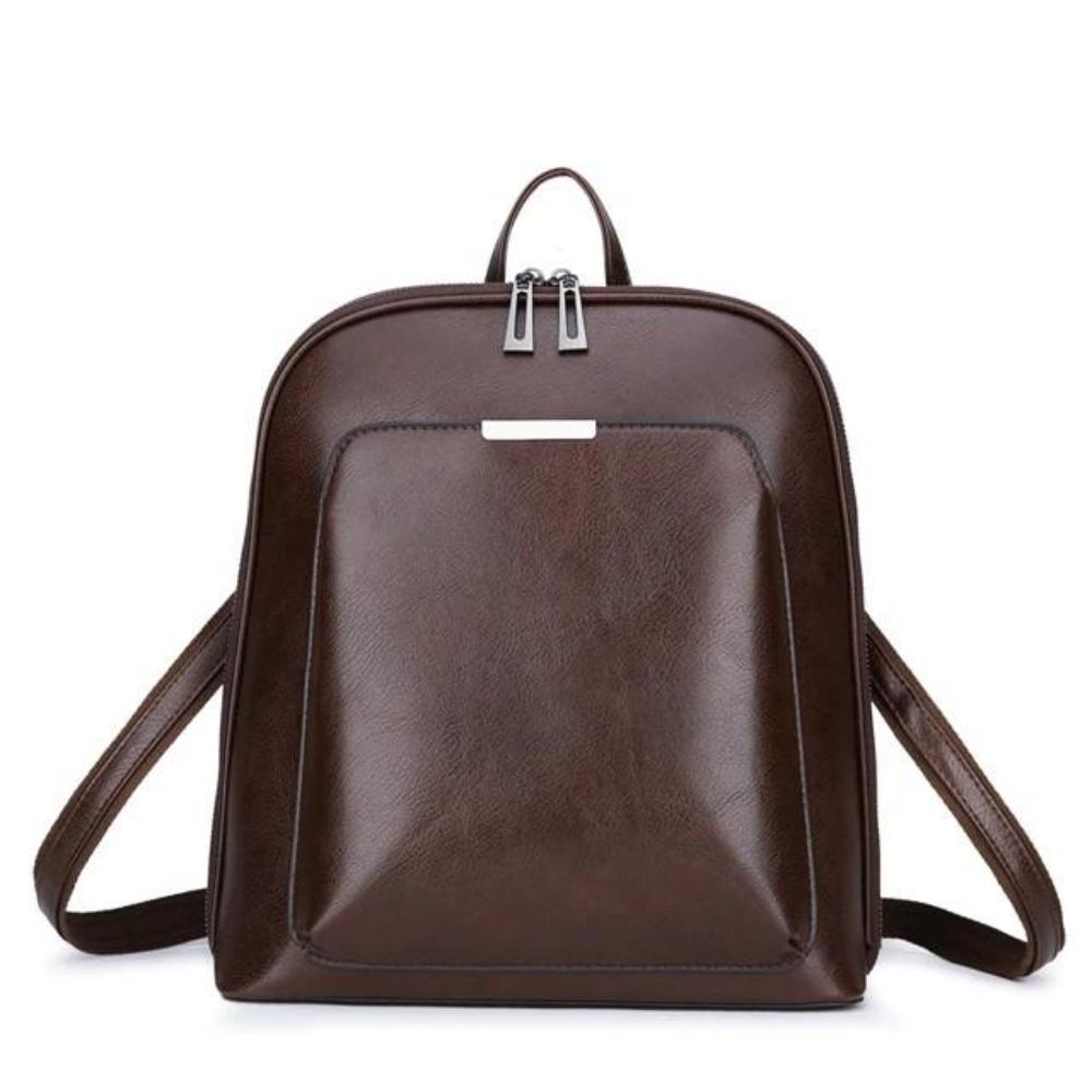 Mochila Clásica con Doble Cremallera - Diseño Elegante