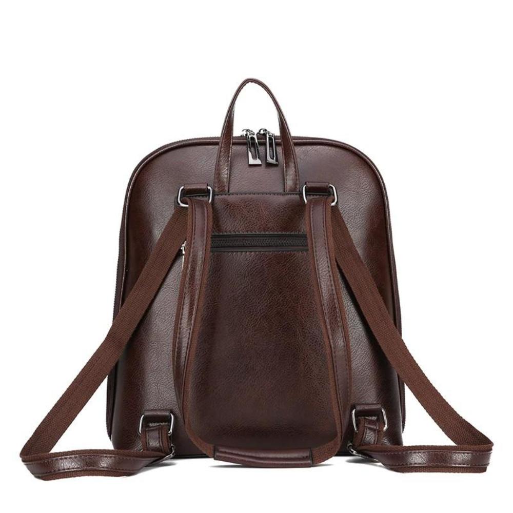 Mochila Clásica con Doble Cremallera - Diseño Elegante