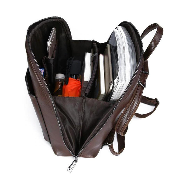 Mochila Clásica con Doble Cremallera - Diseño Elegante