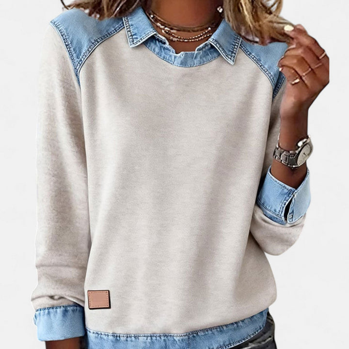 Modischer Langarmshirt
