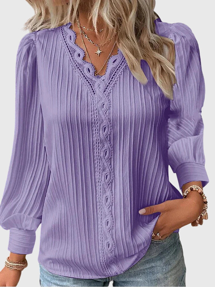 Andrea™ | Elegant pulloverbluse