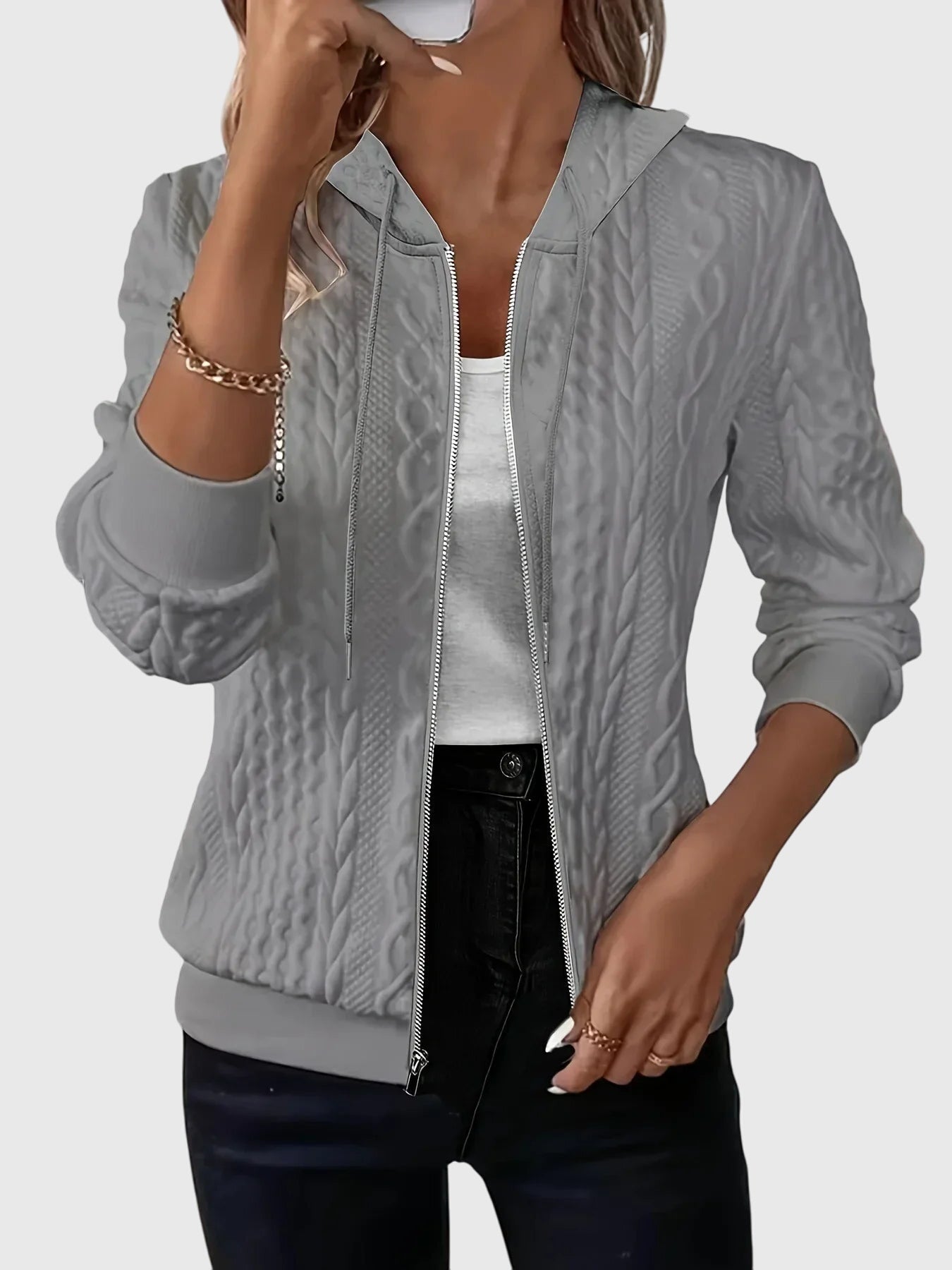 Lena™ - Kapuzenpullover mit Reißverschluss