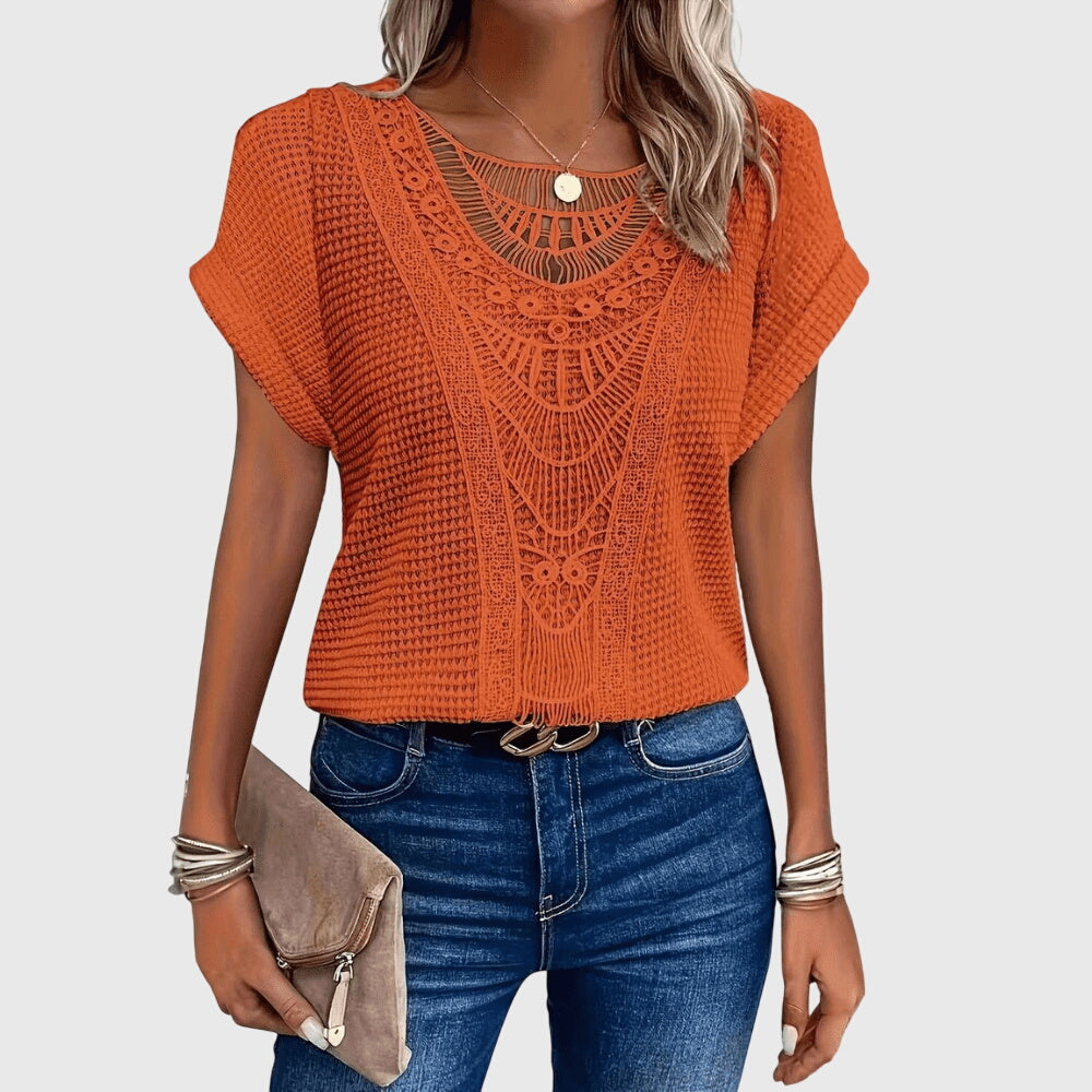 Pearl™ | Blusa elegante estilo Ibiza