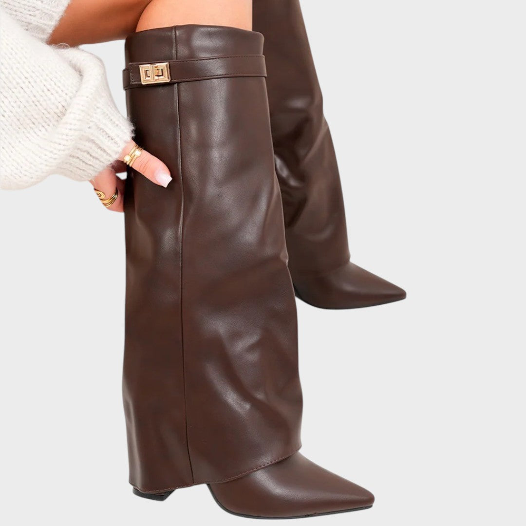 Luna | Botas altas de cuero