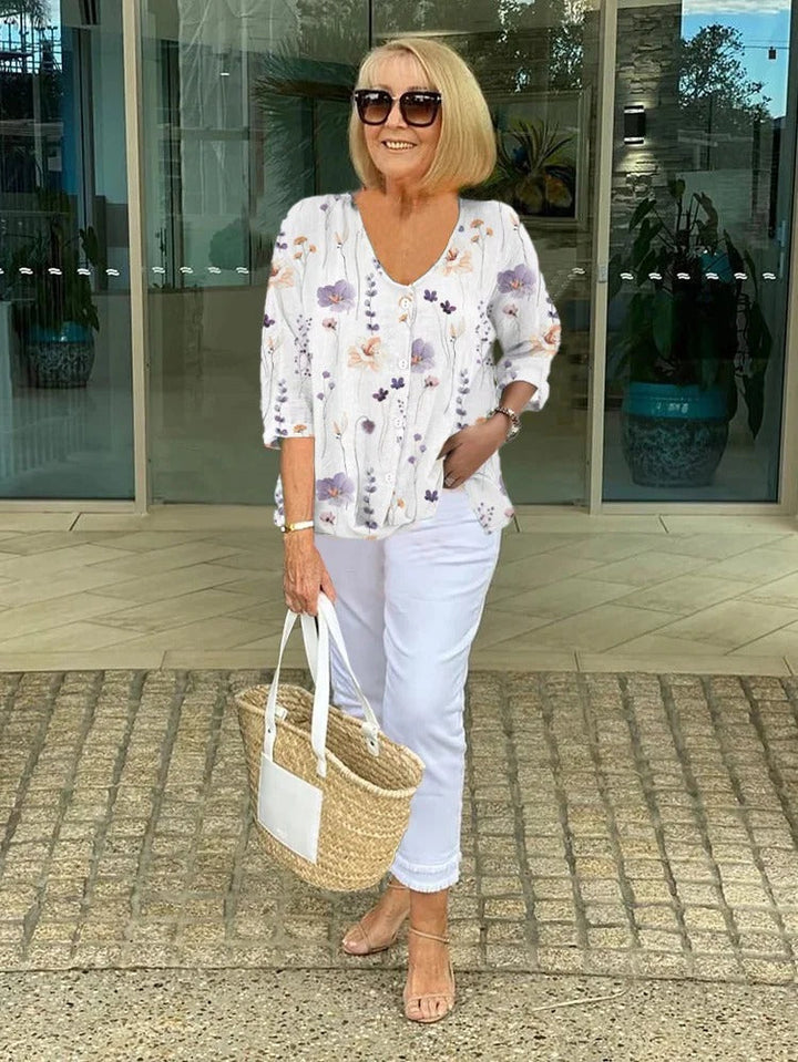 Anita | Blusa Floral Elegante