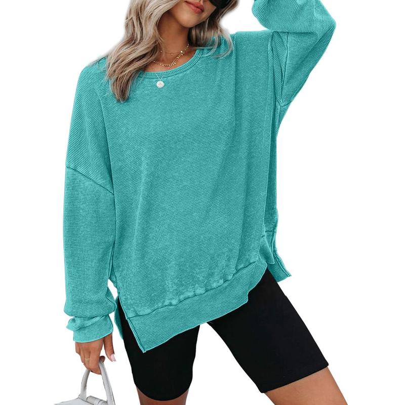 THALIENE™ - Casual oversized sweatshirt med rund hals og lange ærmer
