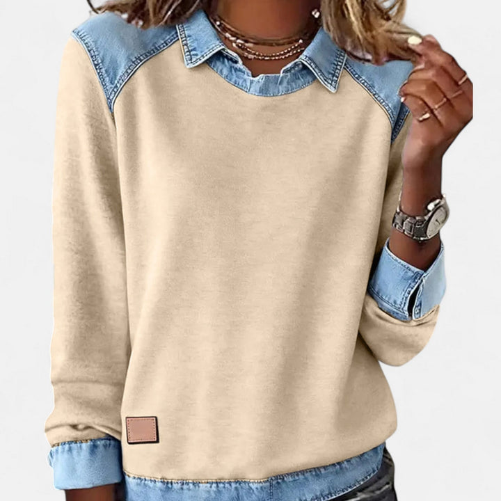 Modischer Langarmshirt