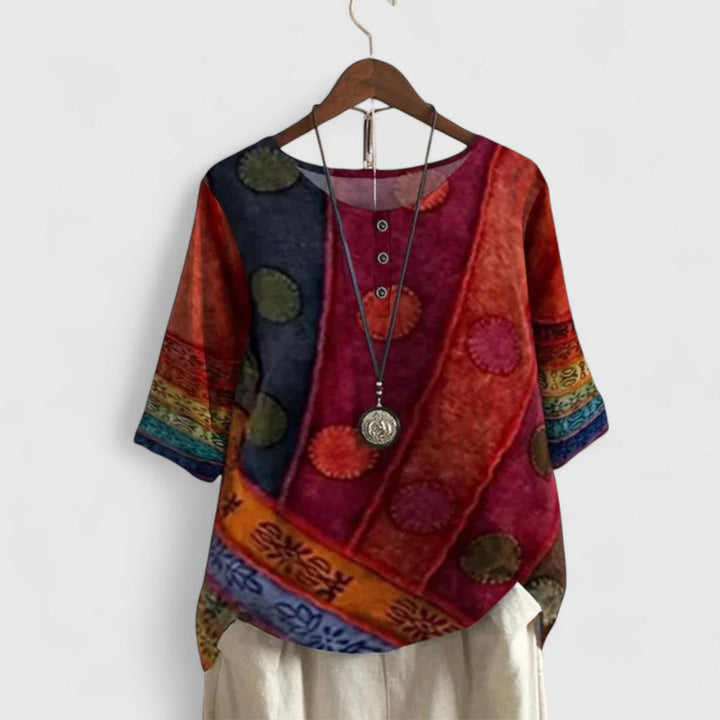 Auralie | Blusa Bohemia Elegante