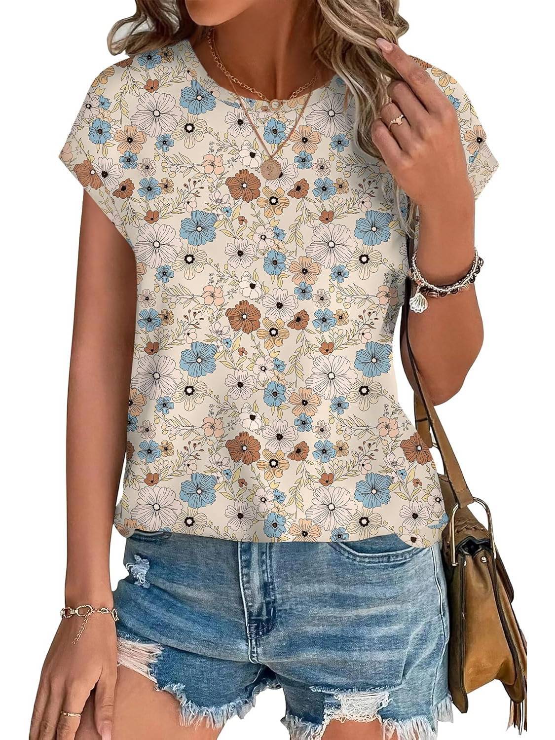 Necie | Schicke bedruckte Bluse