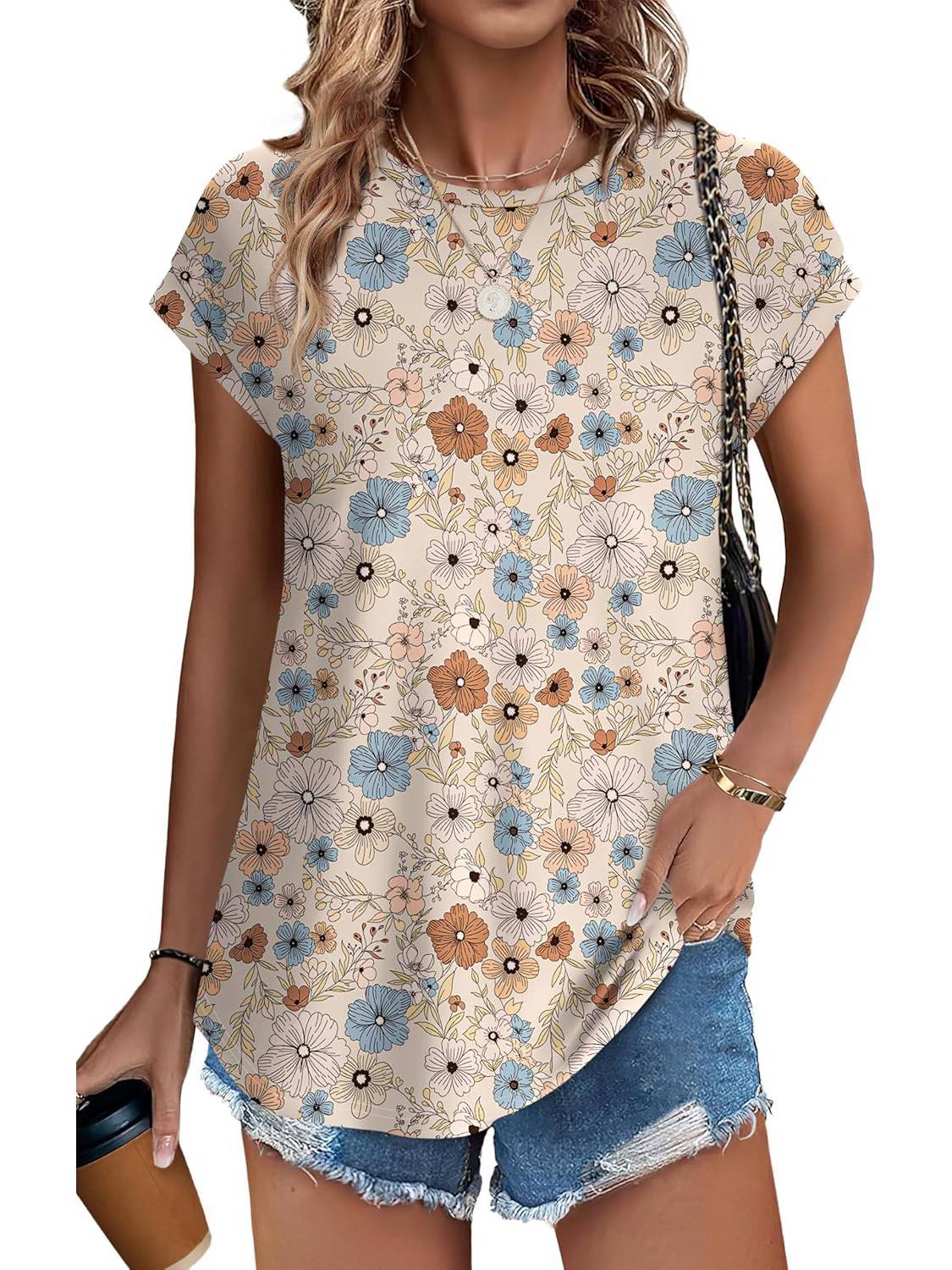 Necie | Schicke bedruckte Bluse