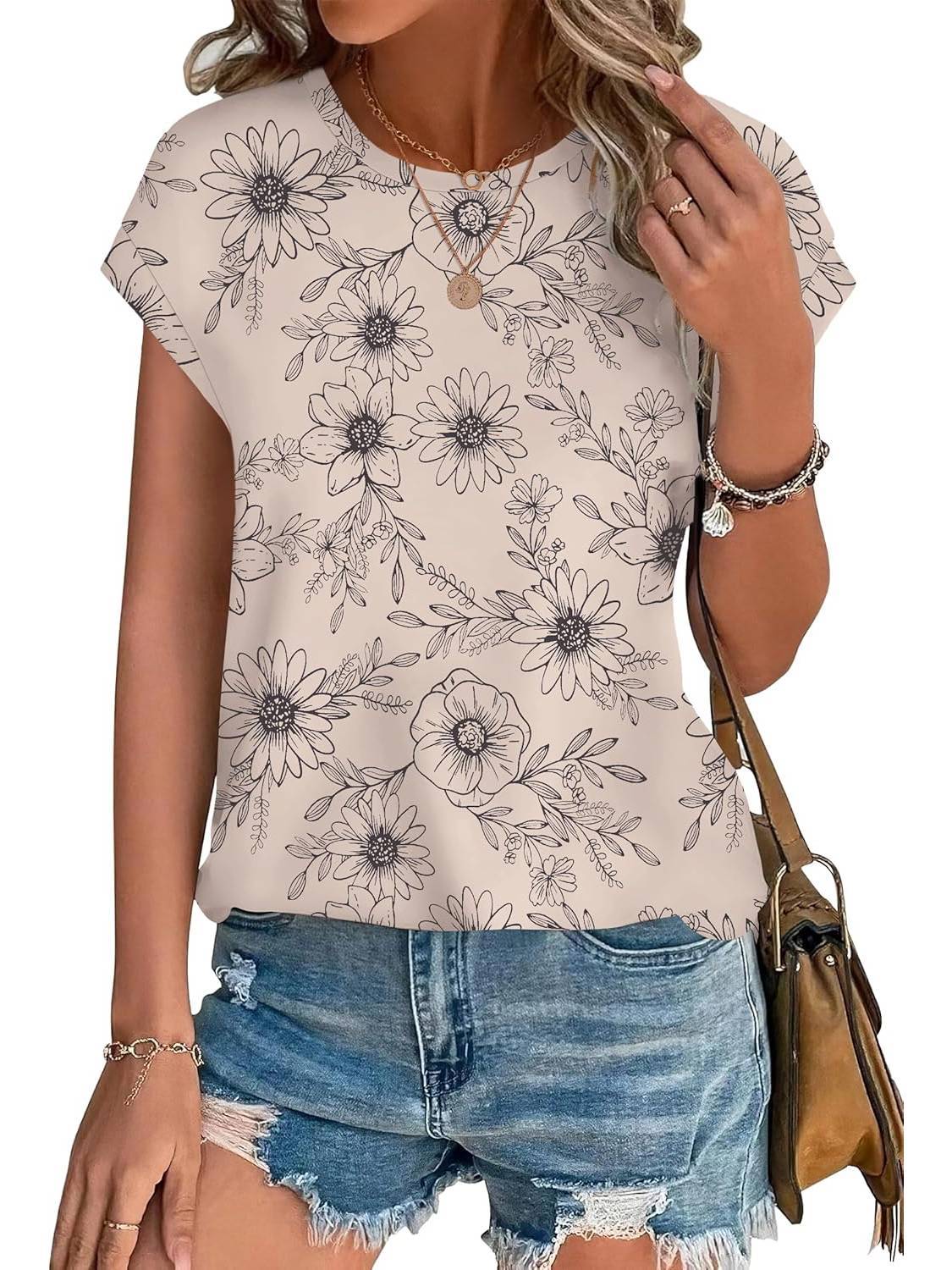 Necie | Schicke bedruckte Bluse