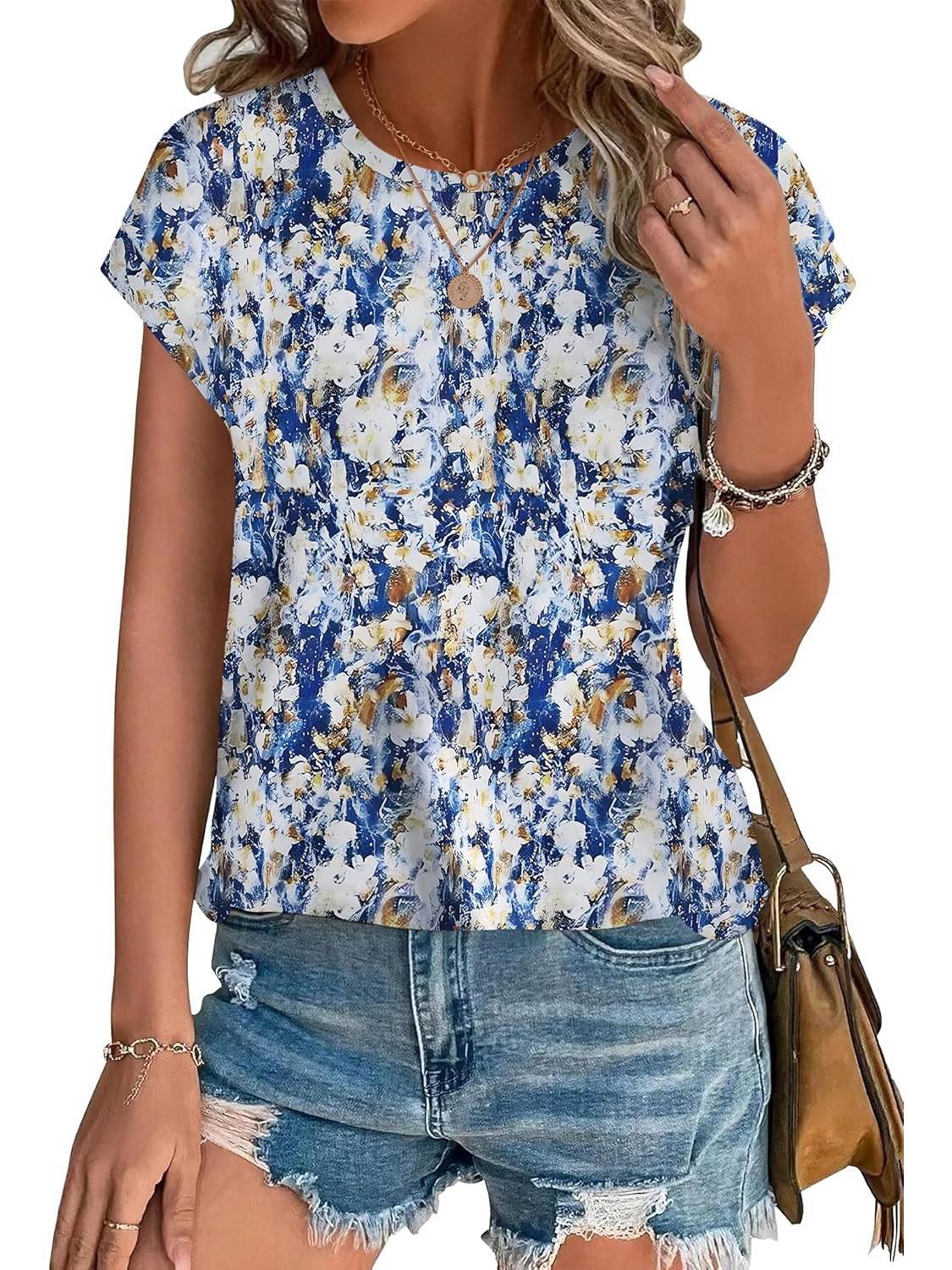 Necie | Schicke bedruckte Bluse
