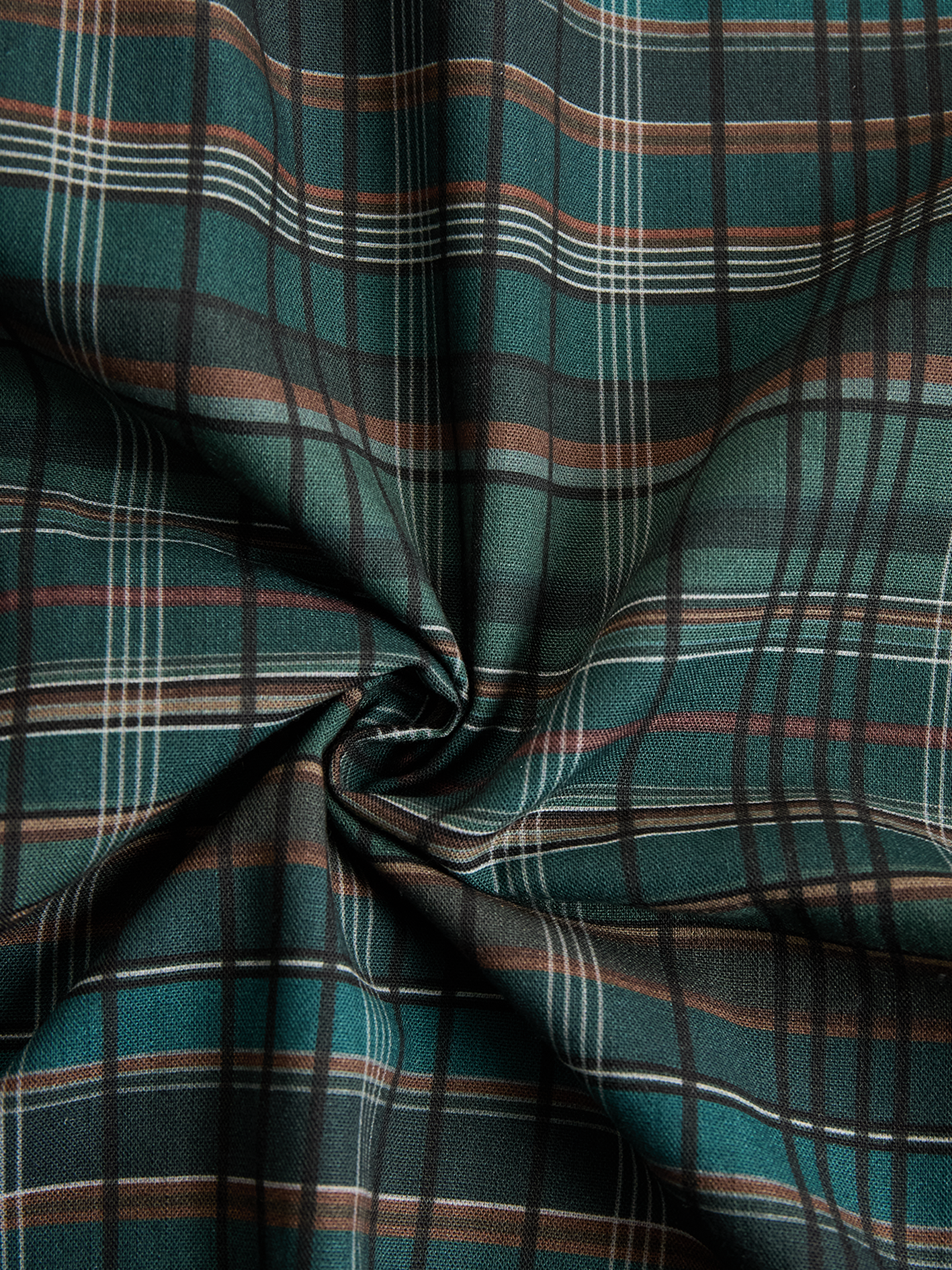 Vestido camisero largo de cuadros para mujer, con solapas y botonadura sencilla