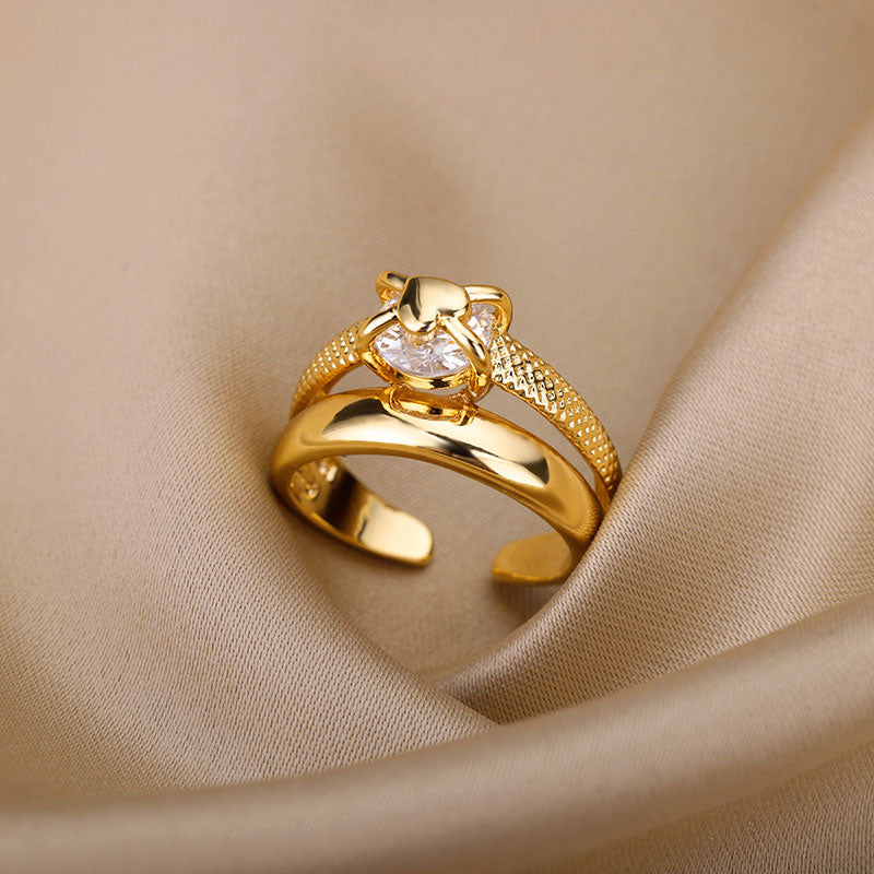 Melaniquee | Anillo de Oro 18K