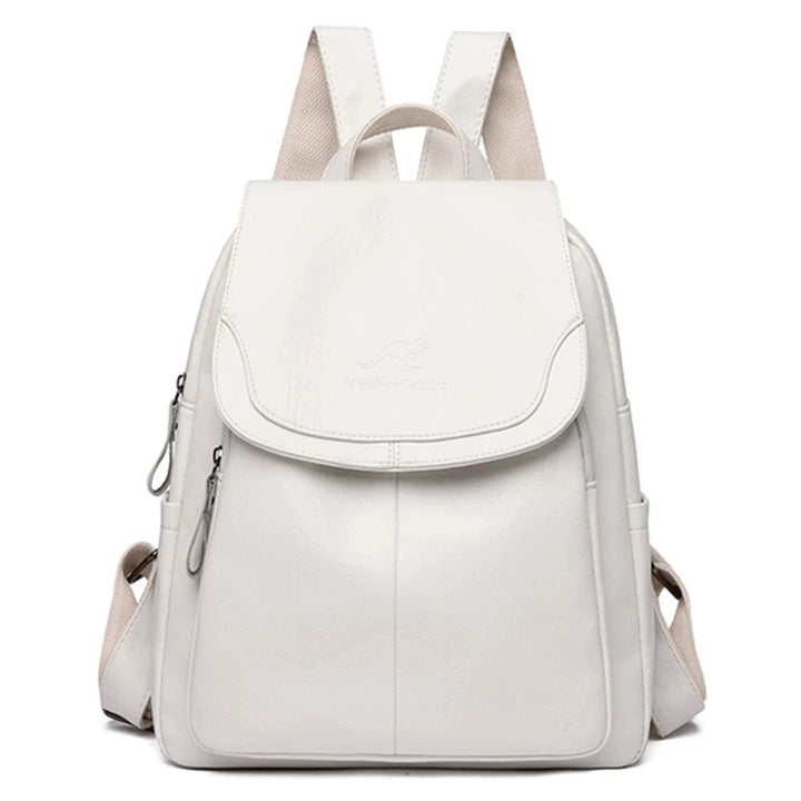Eda | Mochila de Couro Antifurto