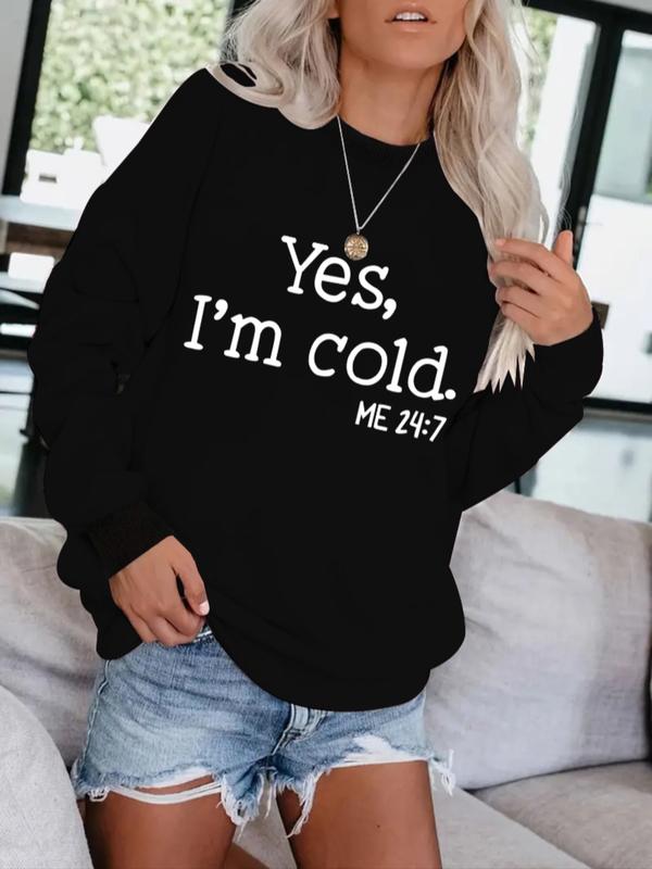 KAYLEE™ - Moletom Casual com Estampa de Slogan