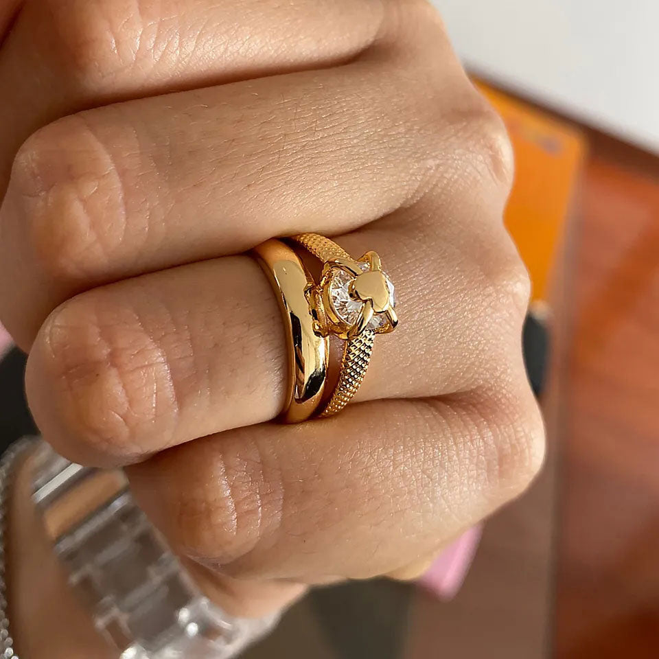 Melaniquee | Anillo de Oro 18K