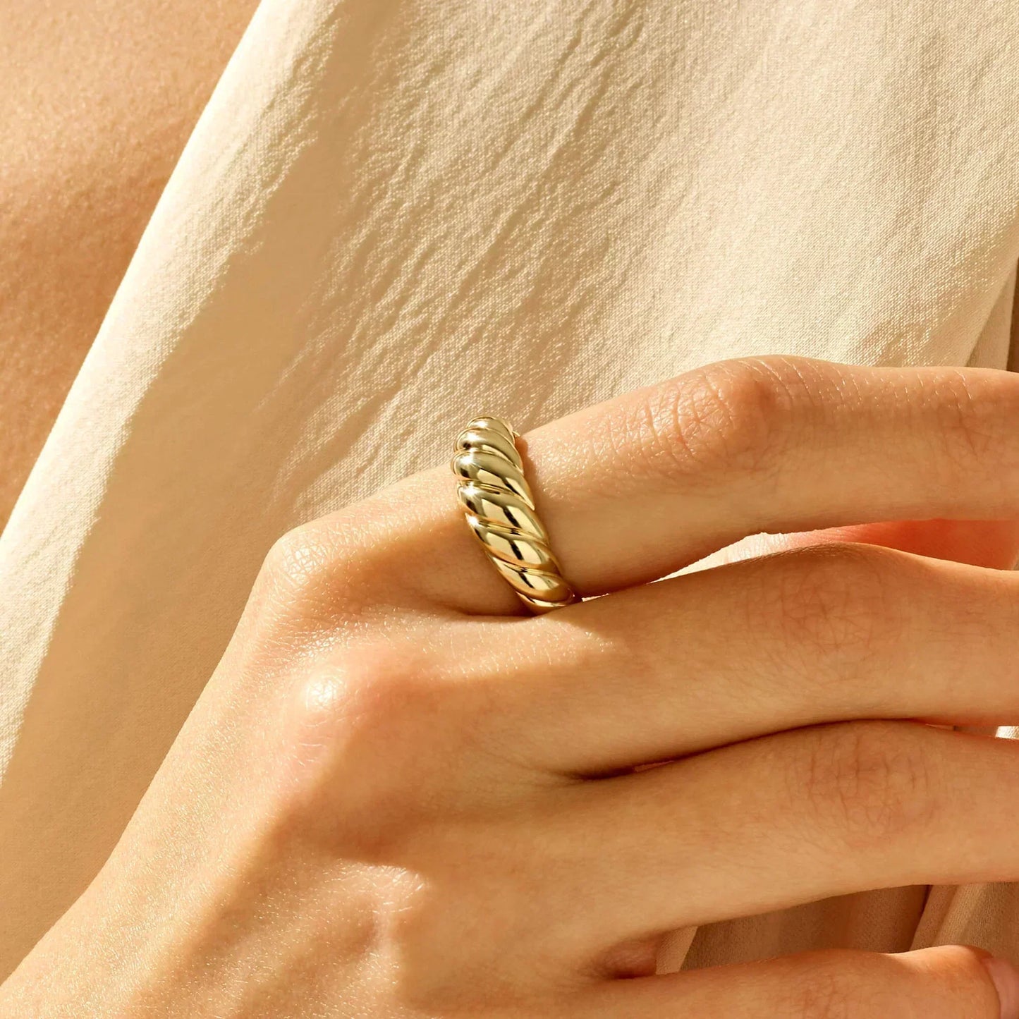 Croissant-Ring | Gold