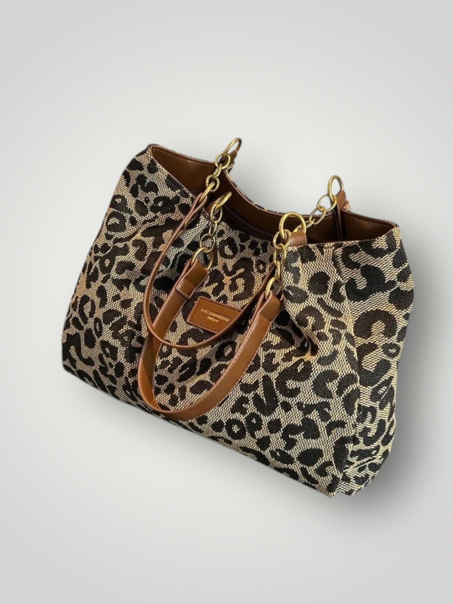 Leonara | Tragetasche mit Leopardenmuster