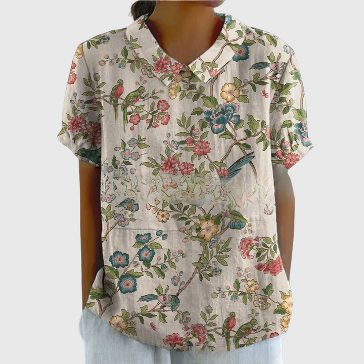 Emma | Blusa Floral para o Dia a Dia