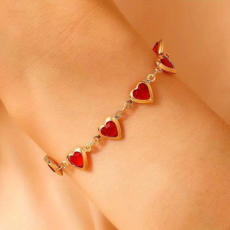 Pulsera Ophelyra Garnetelle | Dorado