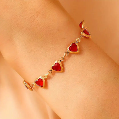 Pulsera Ophelyra Garnetelle | Dorado