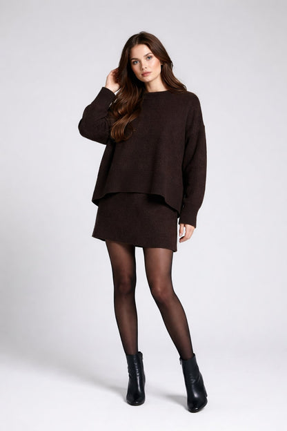 Mieke | Conjunto coordinado de punto suave para mujer, apto para todas las estaciones