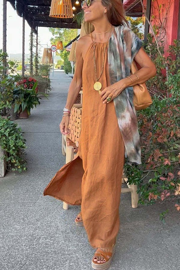Marina | Halter Maxi-kjole