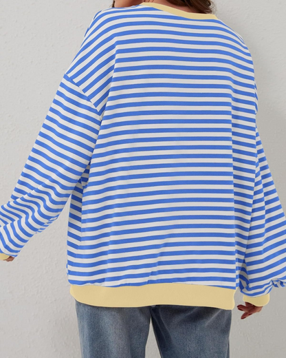 ROXANNE™ – Gestreiftes Oversize-Sweatshirt