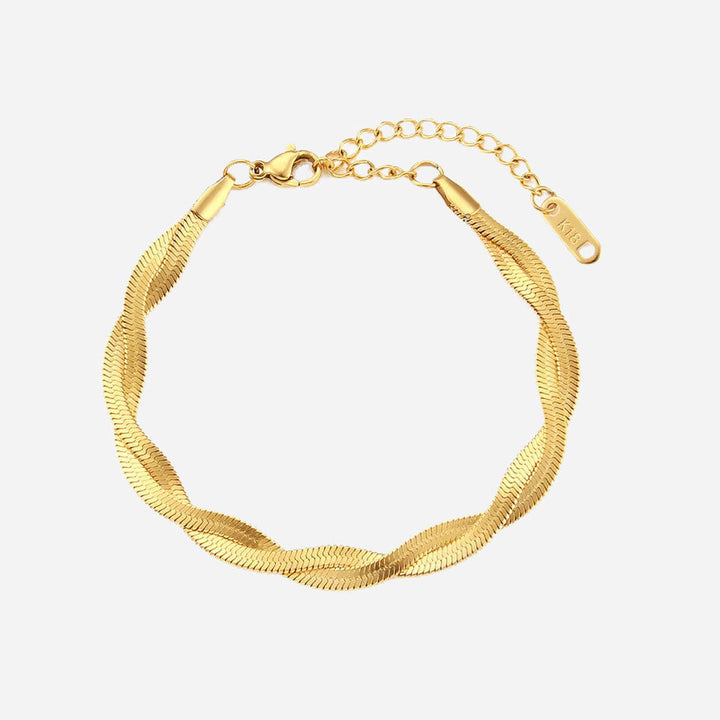 Madiorelle | Bracelete Torcido em Ouro 18K