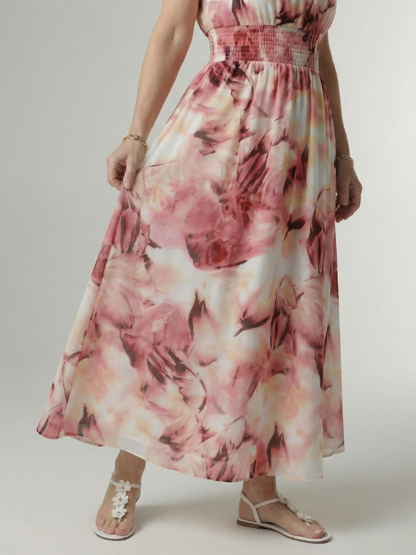 Sylin | Samlet halter midi-kjole