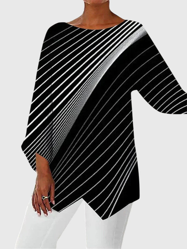 Alayah™ | Blusa Elegante com Gola Redonda