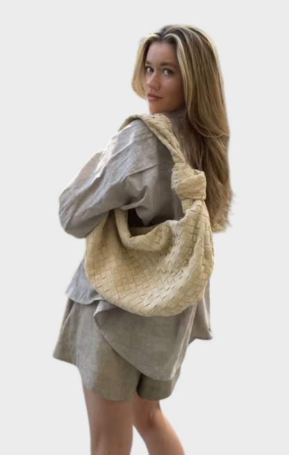 Mai | Große Wildledertasche