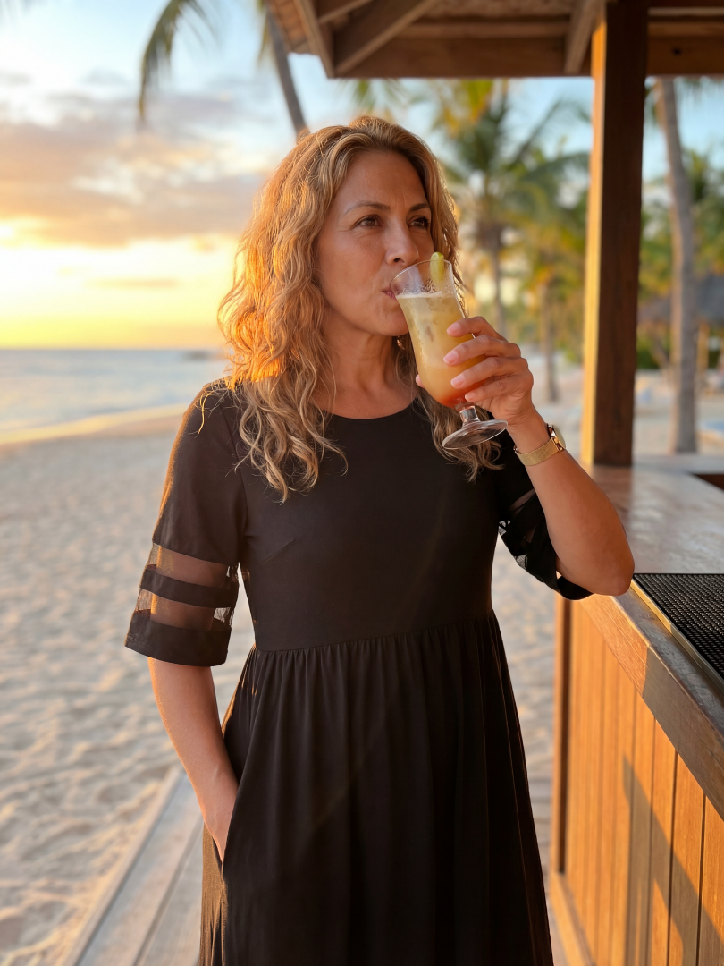 Vera | Evening Ease Midi-kjole