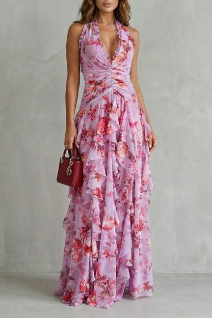 Belladina | Halter Maxi Dress