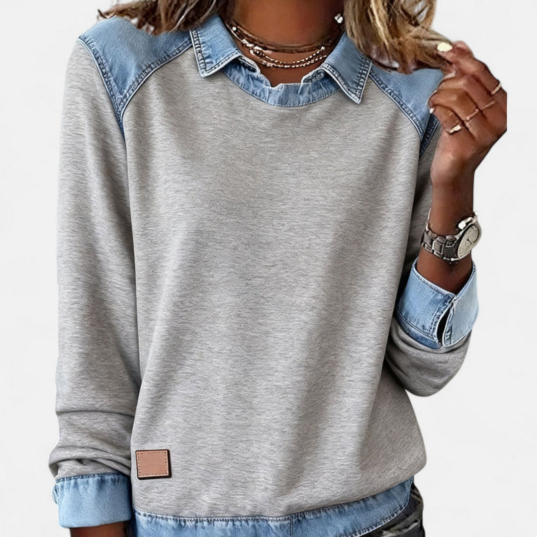 Modischer Langarmshirt